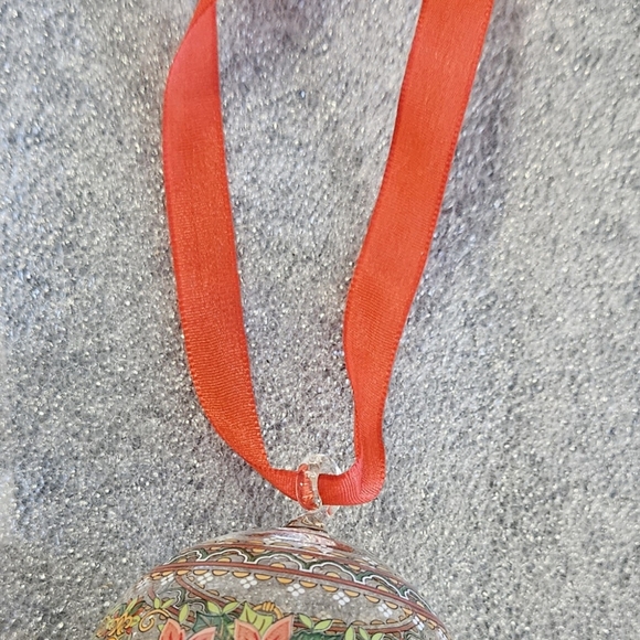 Blown Glass Crystal Ball 1997.  Designer Rudolf Pastor.  Very colorful. - Picture 5 of 9